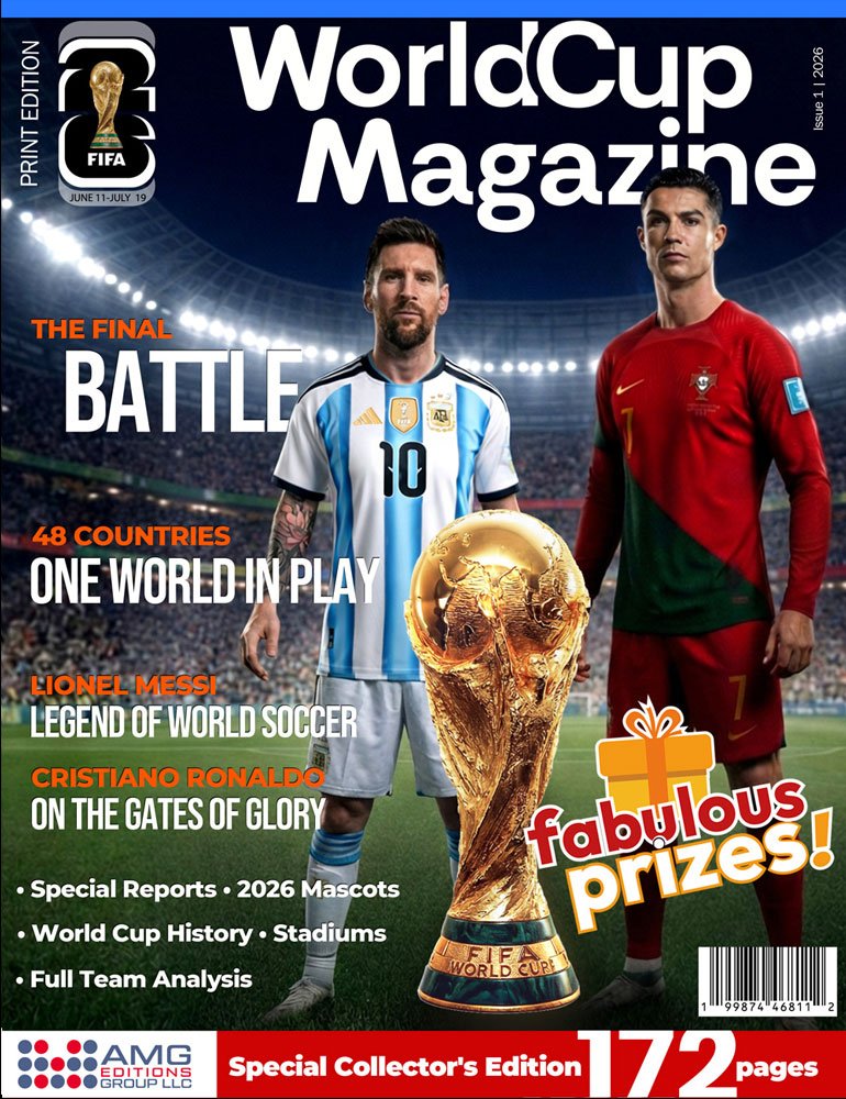 <span class="notranslate">World Cup Magazine</span> 2026 - Print Edition